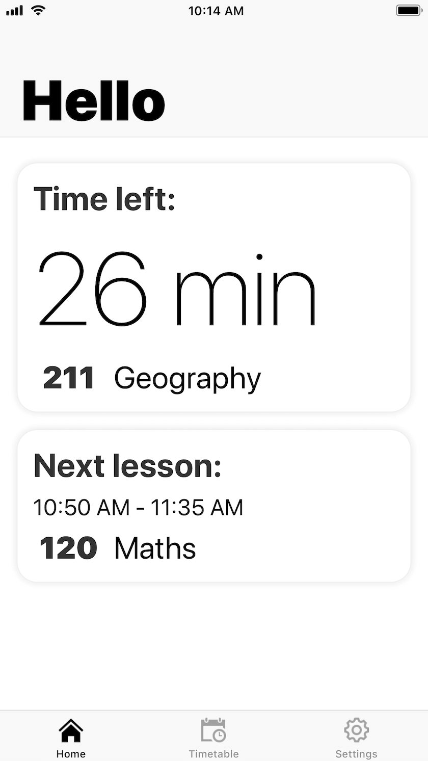 iPhone - Home screen - iOS