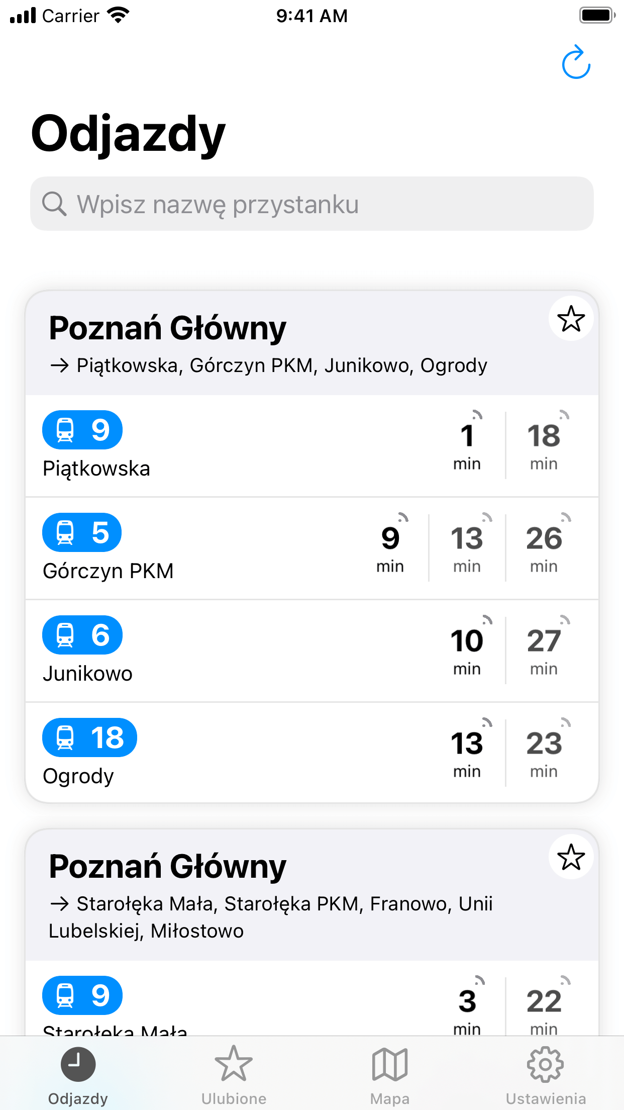 iPhone - ekran główny - iOS